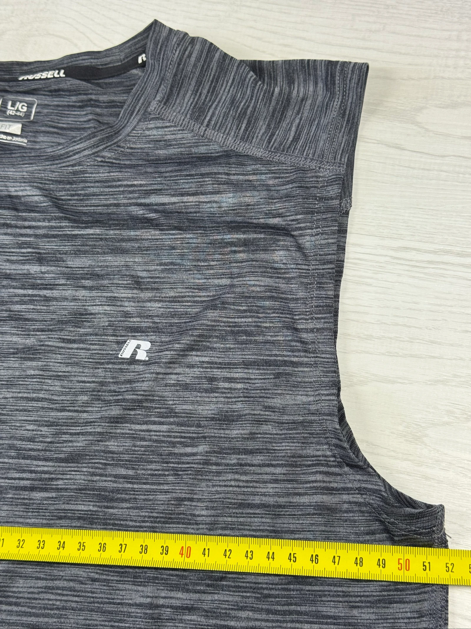 Russell Athletic Dri-Power 360 Sleeveless Training Top Black Grey L – photo 7